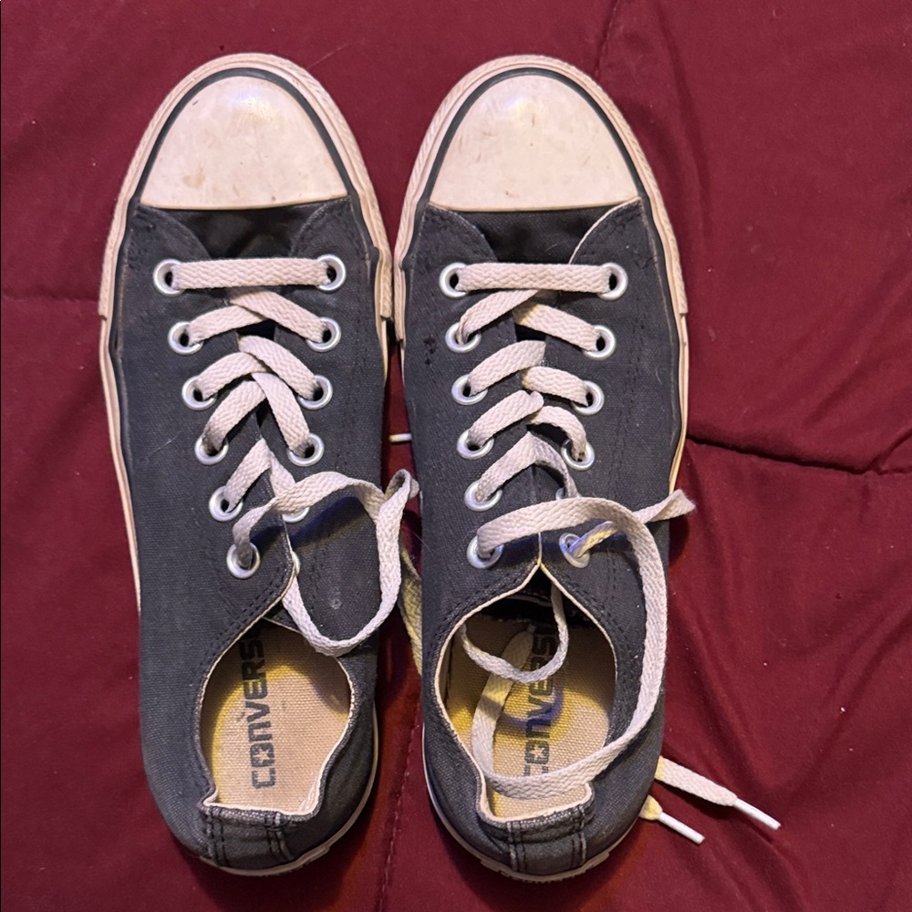 Converse Charcoal Canvas Sneakers